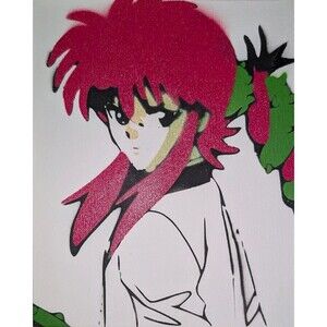 Yu Yu Hakusho Spray Paint Art Piece Set